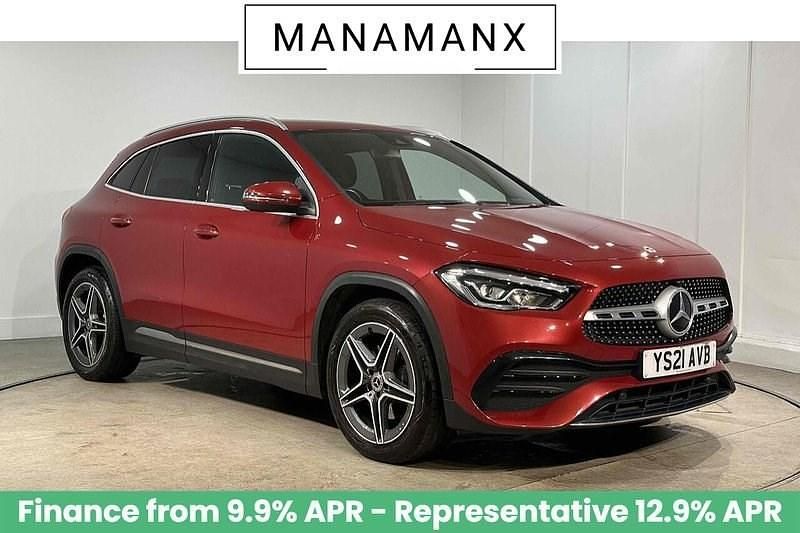 Red Used 2021 Mercedes GLA200 AMG line SUV | £20,290 (Good price) - Image 1/2
