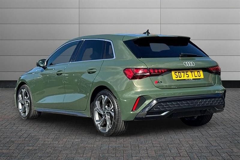 New Audi A3 S-Line 150 HP (110 kW) 2025 Green Hatchback