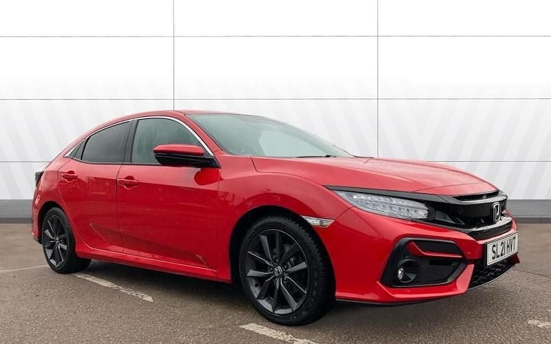 Used Honda Civic SR 126 HP (92 kW) 2021 Red Hatchback
