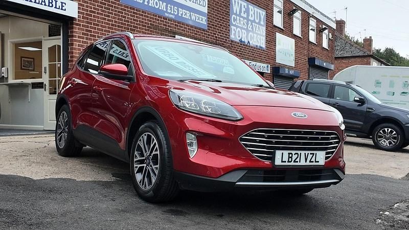 Red Used 2021 Ford Kuga Titanium SUV | £14,995 (Fair price) - Image 1/4