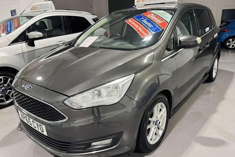 Used Ford Grand C-Max Zetec 120 HP (88 kW) 2015 Grey MPV