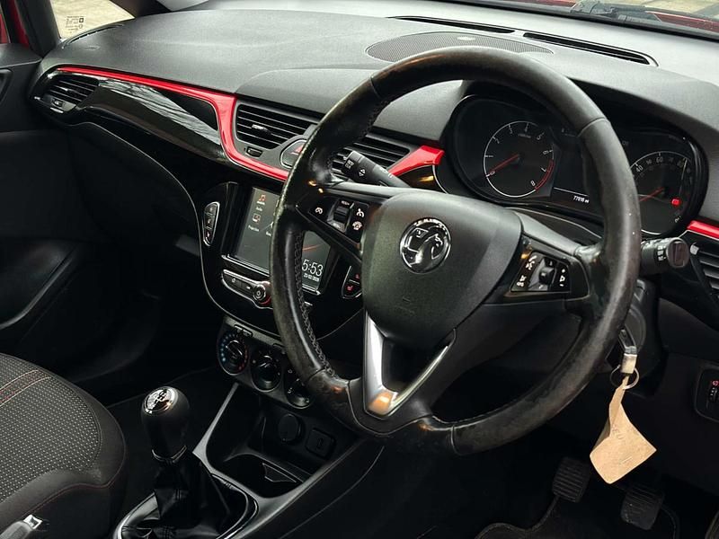 Used Vauxhall Corsa 75 HP (55 kW) 2019 Red Hatchback