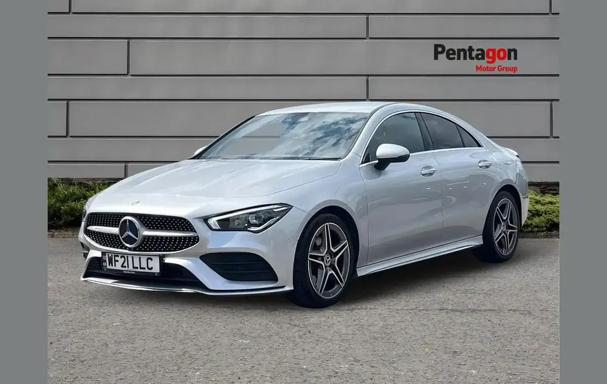 Used Mercedes CLA180 AMG Line Premium 134 HP (98 kW) 2021 Silver Sedan