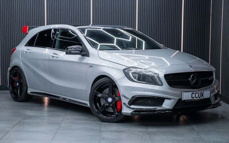Silver Used 2015 Mercedes A45 AMG AMG Hatchback | £16,433 (Good price) - Image 1/4