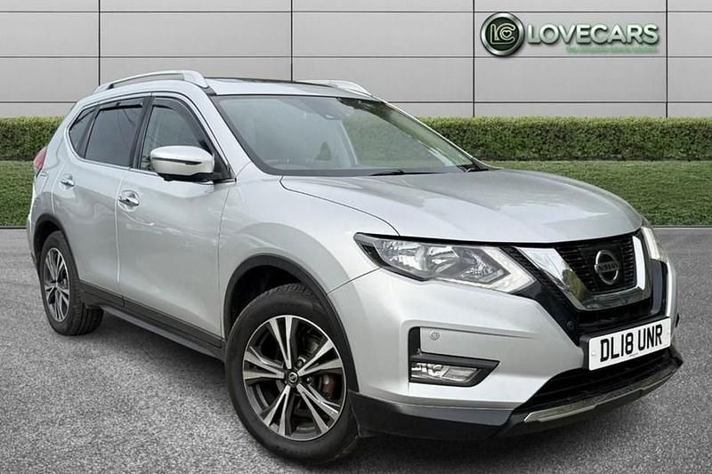 Silver Used 2018 Nissan X-Trail N-Connecta SUV | £11,495 (Fair price) - Image 1/1