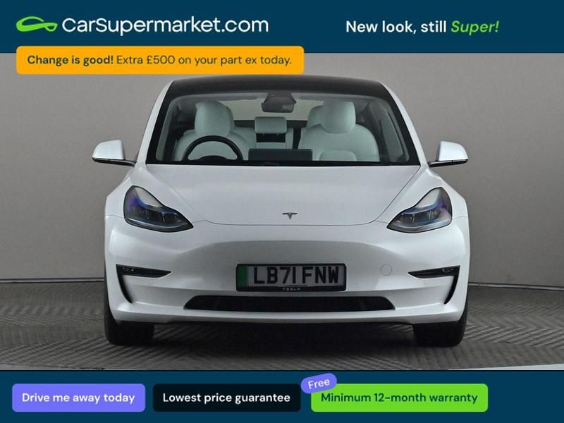 Used Tesla Model 3 Long Range AWD 366 kW (498 HP) 2021 White Sedan