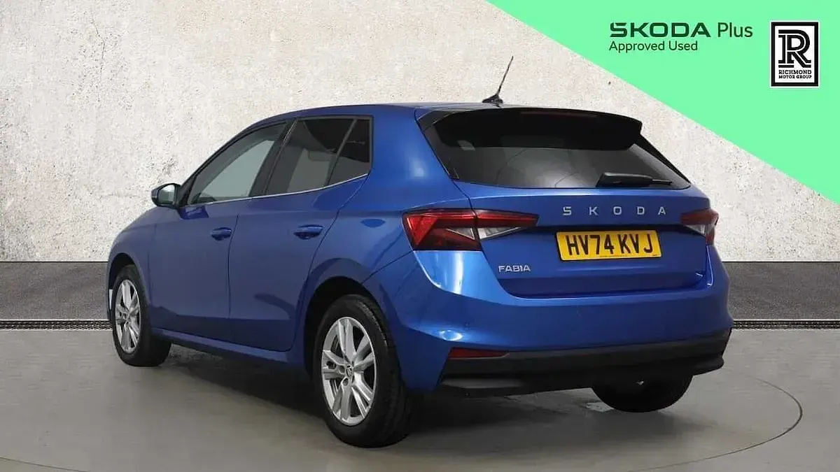 Used Skoda Fabia SE L 113 HP (83 kW) 2024 Blue Hatchback