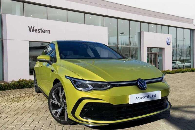 Yellow Used 2024 VW Golf VIII R-line Hatchback | £26,699 (A bit pricey) - Image 1/4