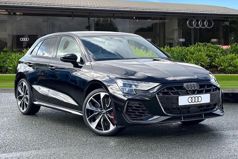 Black New 2025 Audi S3 Sportback Black Edition Hatchback | £42,950 - Image 1/4