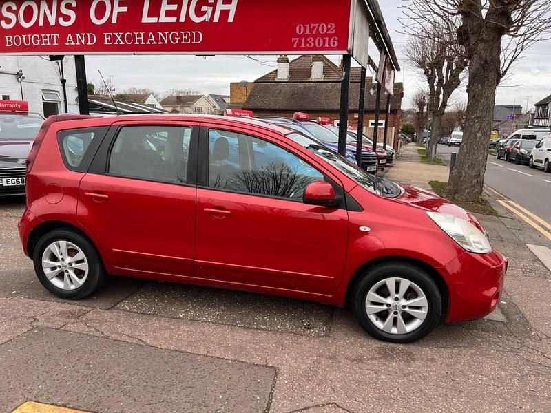 Used Nissan Note Acenta 110 HP (80 kW) 2010 Red Hatchback