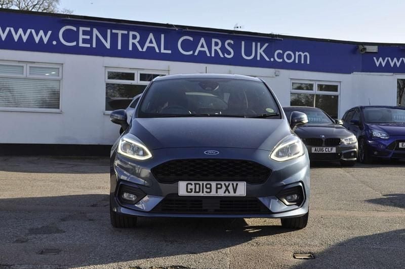Used Ford Fiesta ST-Line 100 HP (73 kW) 2019 Blue Hatchback