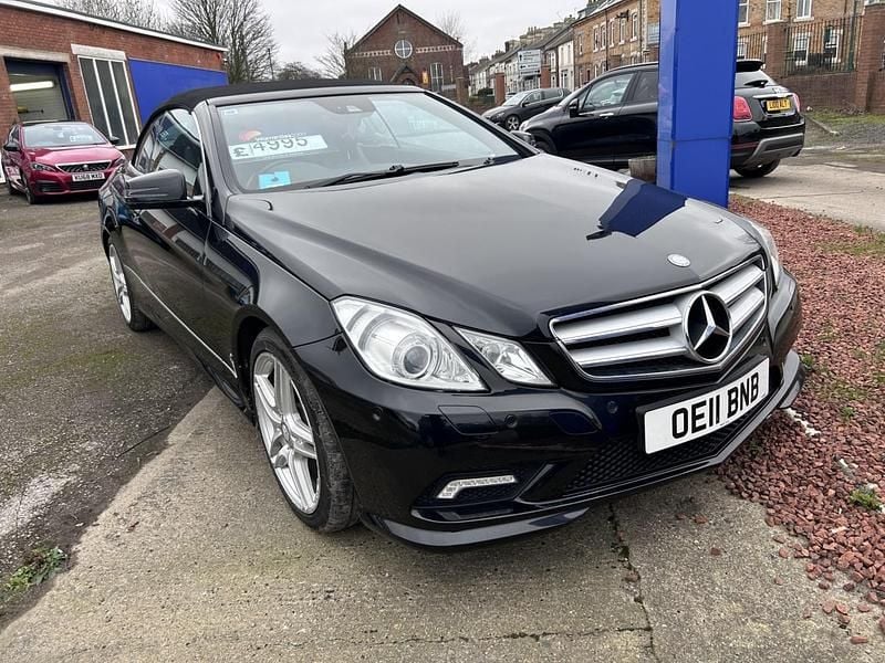 Used Mercedes E350 2011 Black Cabriolet