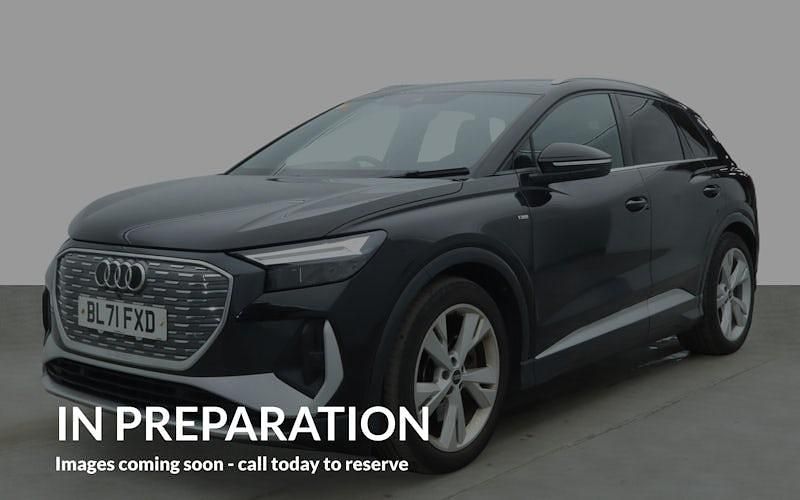 Used Audi Q4 e-tron S-Line 150 kW (204 HP) 2022 Black SUV