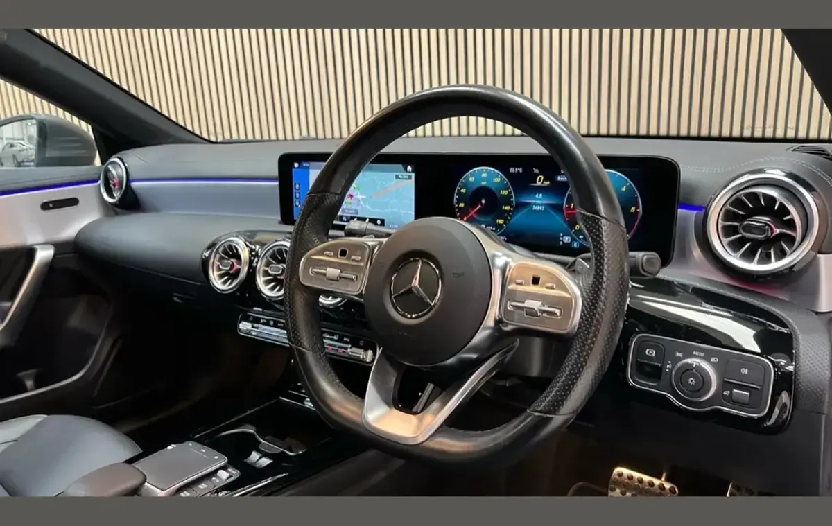Used Mercedes CLA220 AMG Line Premium 190 HP (139 kW) 2022 Grey Coupe