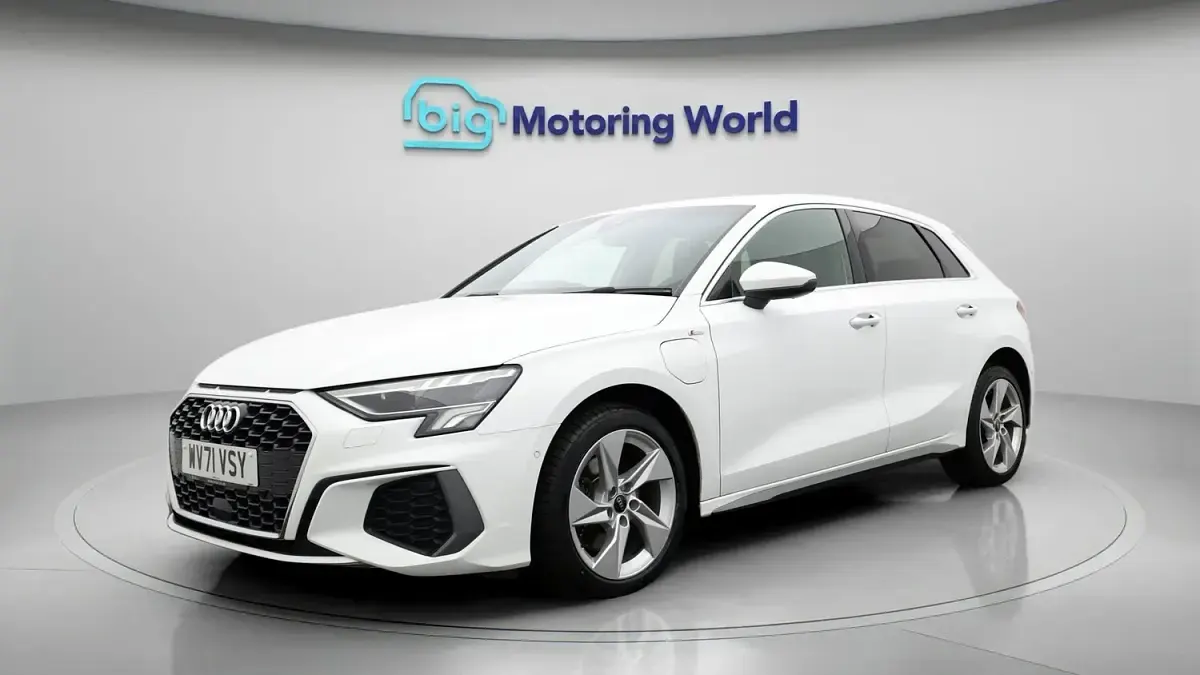 Used Audi A3 Sportback e-tron S-Line 2021 White Hatchback