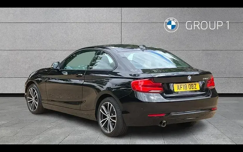 Used BMW 218 Sport Line 148 HP (108 kW) 2018 Black Coupe