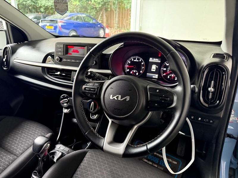 Used Kia Picanto 2021 Blue Hatchback