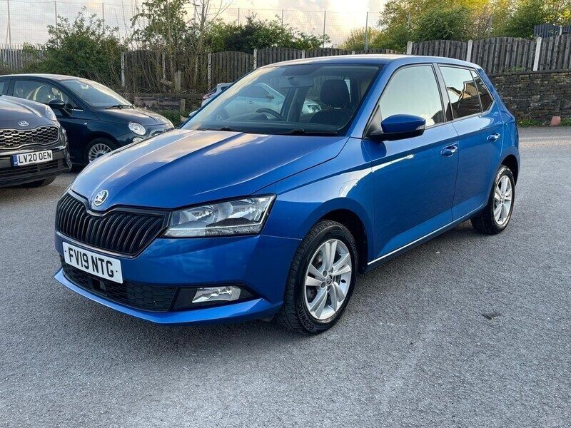 Blue Used 2019 Skoda Fabia SE Hatchback | £6,995 - Image 1/4