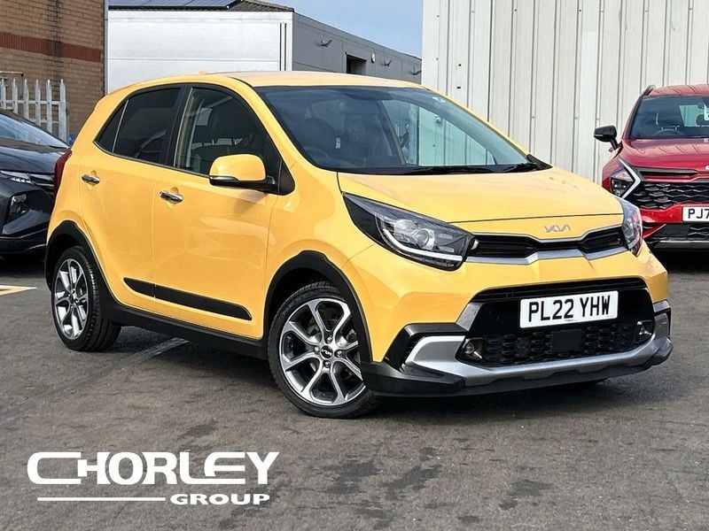 Yellow Used 2022 Kia Picanto X-Line Hatchback | £14,000 (Fair price) - Image 1/4