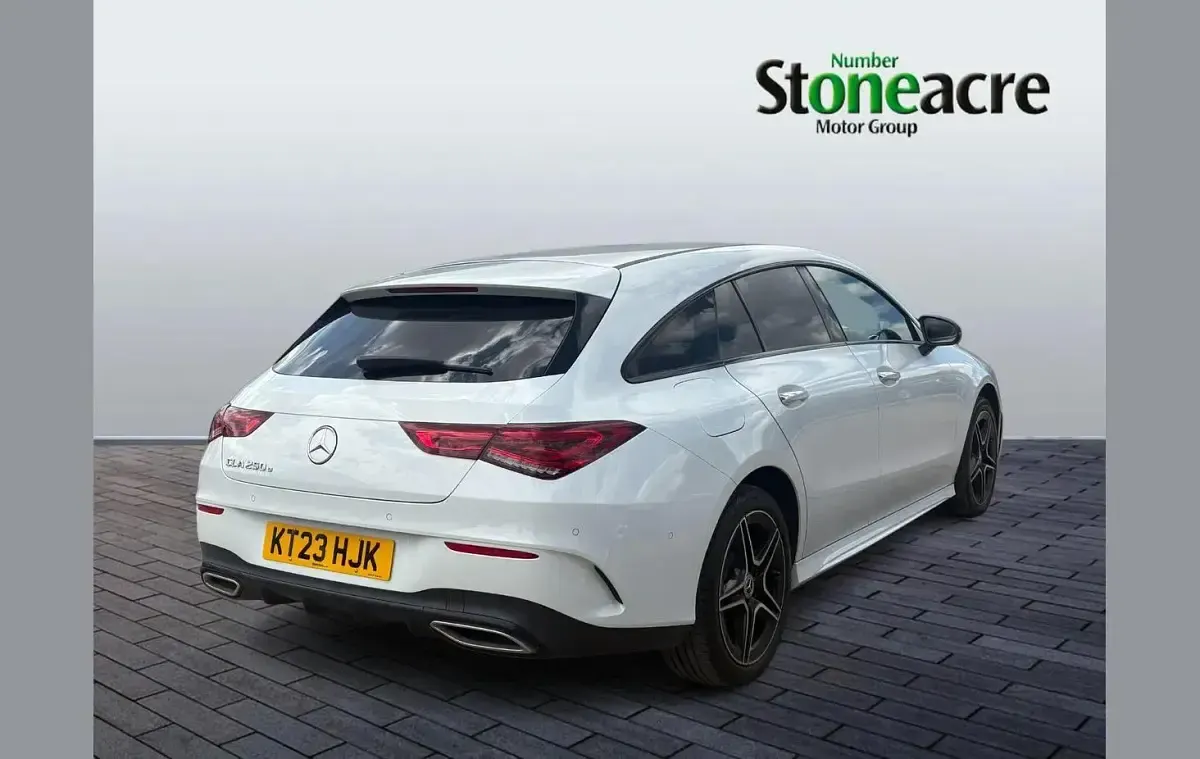 Used Mercedes CLA250 AMG Line Premium 214 HP (157 kW) 2023 White Coupe