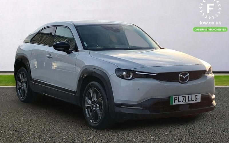 Silver Used 2021 Mazda MX30 High SUV | £10,799 (Fair price) - Image 1/4