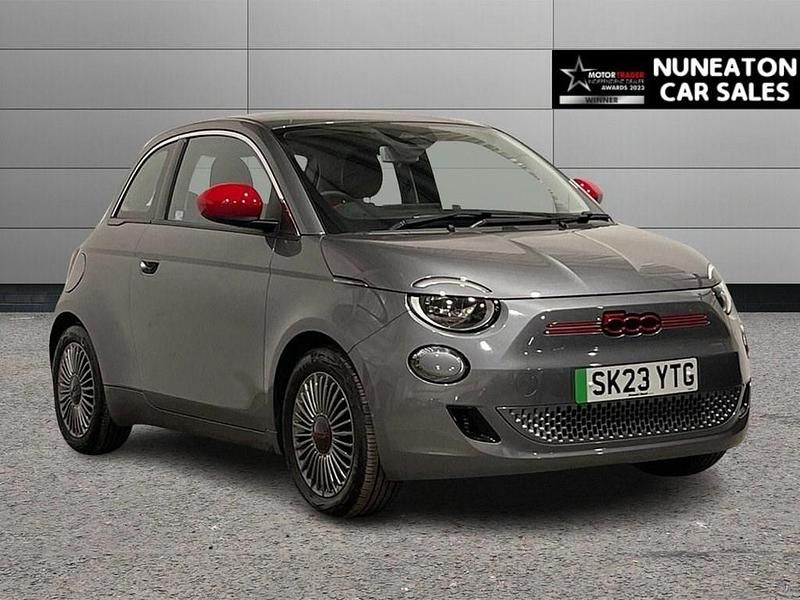 Grey Used 2023 Fiat 500e Red Hatchback | £14,400 (Fair price) - Image 1/4