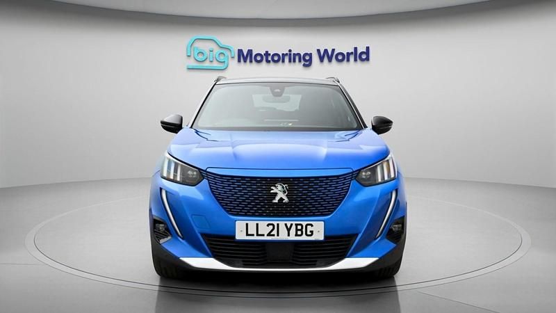 Used Peugeot e-2008 GT 98 kW (134 HP) 2021 Blue SUV