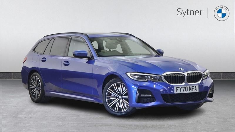 Used BMW 330e M Sport 288 HP (211 kW) 2020 Blue Estate