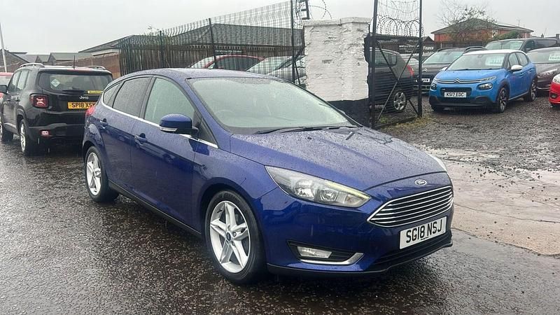 Blue Used 2018 Ford Focus Zetec Hatchback | £6,495 (Fair price) - Image 1/4