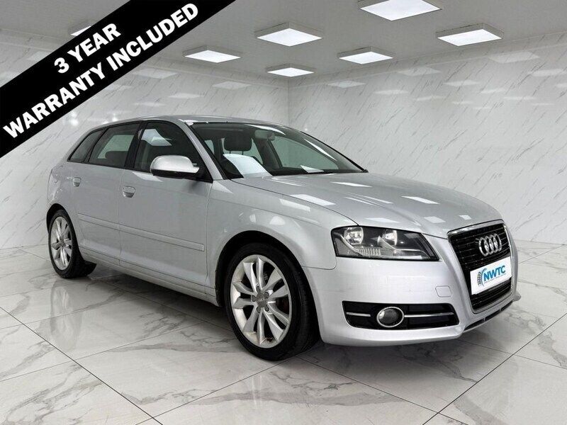 Silver Used 2012 Audi A3 Sportback Sport Hatchback | £3,195 (Fair price) - Image 1/4