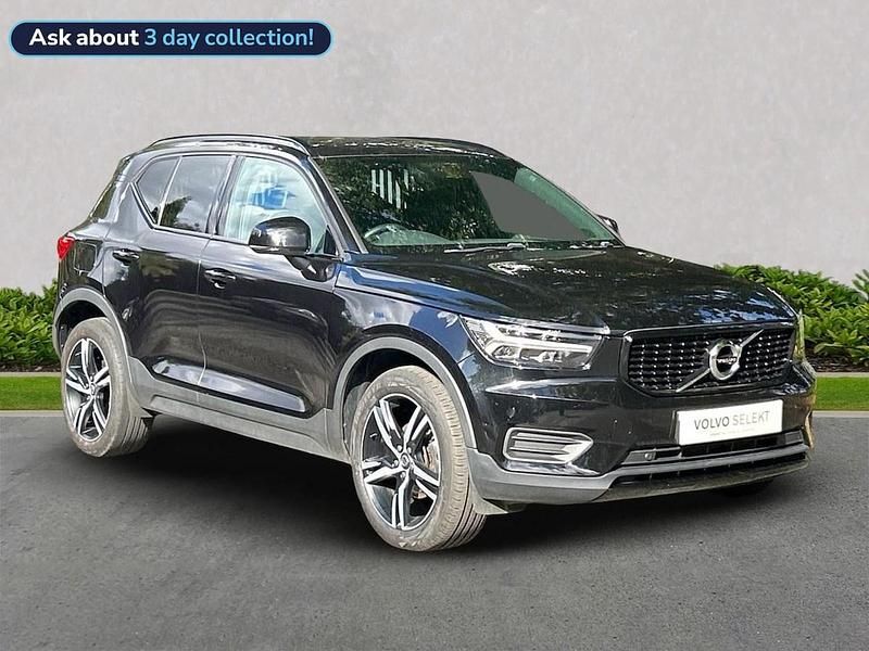 Black Used 2021 Volvo XC40 R-Design SUV | £20,426 (Fair price) - Image 1/4