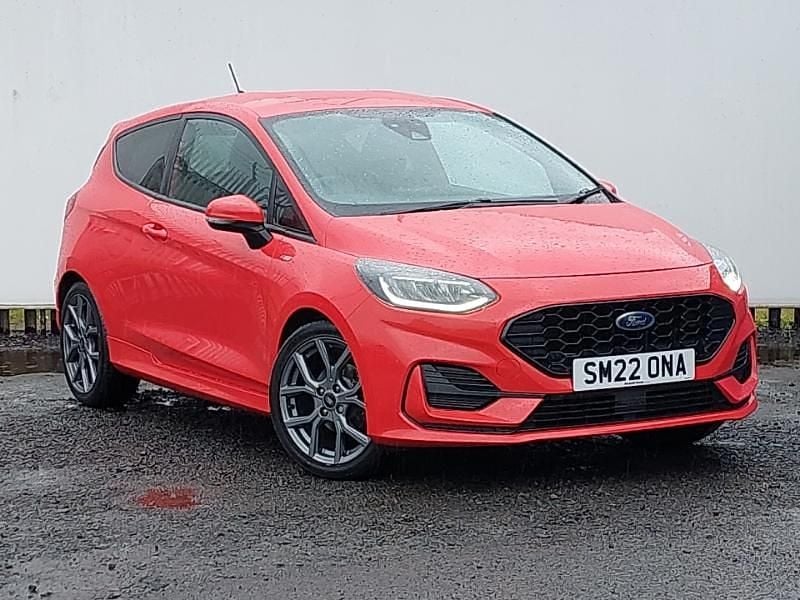 Used Ford Fiesta ST-Line 125 HP (91 kW) 2022 Red Hatchback