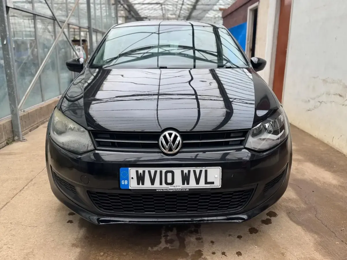 Used VW Polo SE 90 HP (66 kW) 2010 Black Hatchback