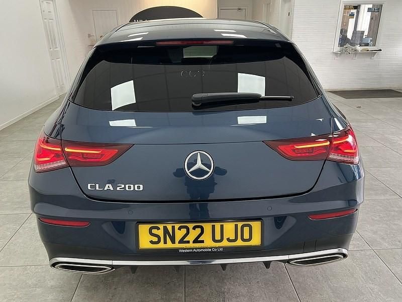 Used Mercedes CLA200 AMG line 2022 Blue Estate