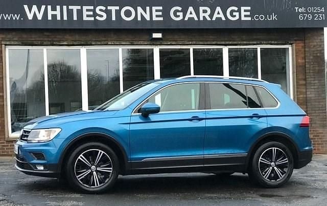 Begagnad VW Tiguan SE 150 HK (110 kW) 2018 Blå SUV