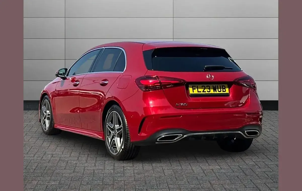 Used Mercedes A180 AMG Line Premium 148 HP (108 kW) 2023 Designo patagonia red Hatchback