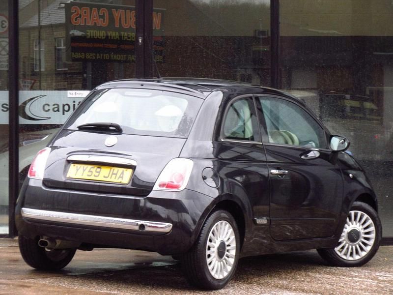Used Fiat 500 Lounge 2009 Black Hatchback
