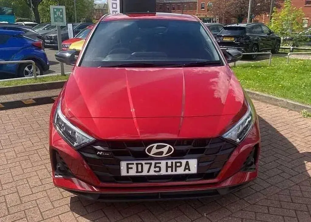 Used Hyundai i20 N Line 100 HP (73 kW) 2025 Dragon red Hatchback