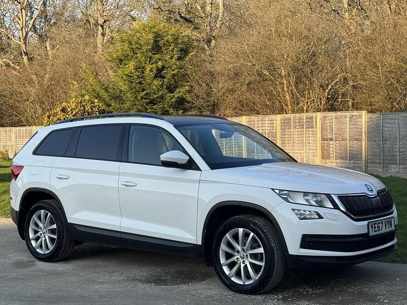 Used Skoda Kodiaq SE 150 HP (110 kW) 2017 White SUV