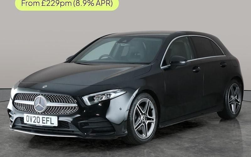 Black Used 2020 Mercedes A200 Executive Hatchback | £16,514 (Fair price) - Image 1/3