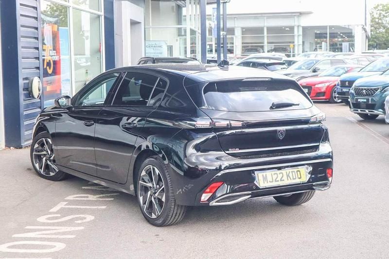 Black Used 2022 Peugeot 308 Allure Premium Hatchback | £17,523 (Fair price) - Image 1/4