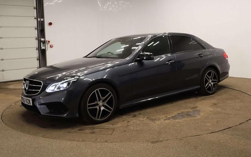 Used Mercedes E220 AMG 177 HP (130 kW) 2015 Grey Sedan