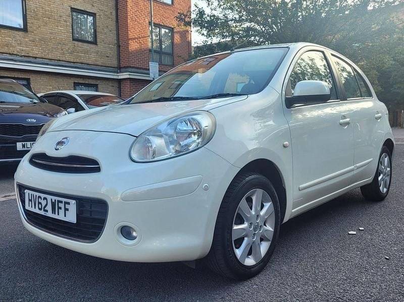 White Used 2012 Nissan Micra Shiro Hatchback | £5,799 (Fair price) - Image 1/3