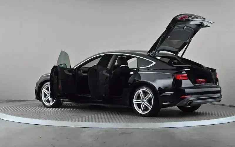 Used Audi A5 Sportback S-Line 252 HP (185 kW) 2018 Black Hatchback