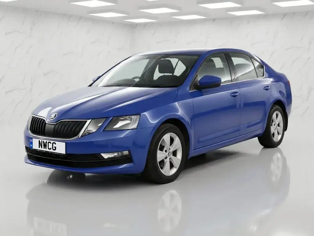 Used Skoda Octavia SE Technology 115 HP (84 kW) 2019 Blue Hatchback