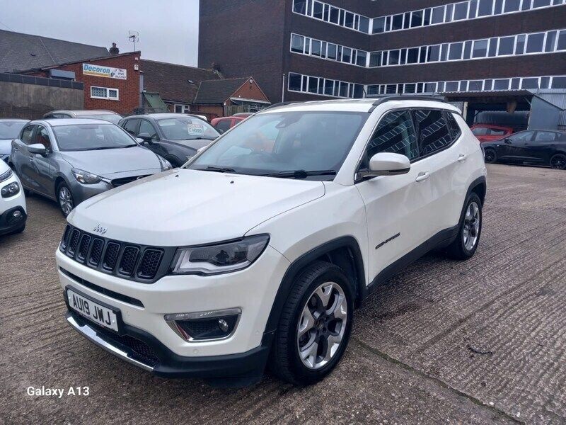White Used 2019 Jeep Compass Limited SUV | £9,495 - Image 1/4