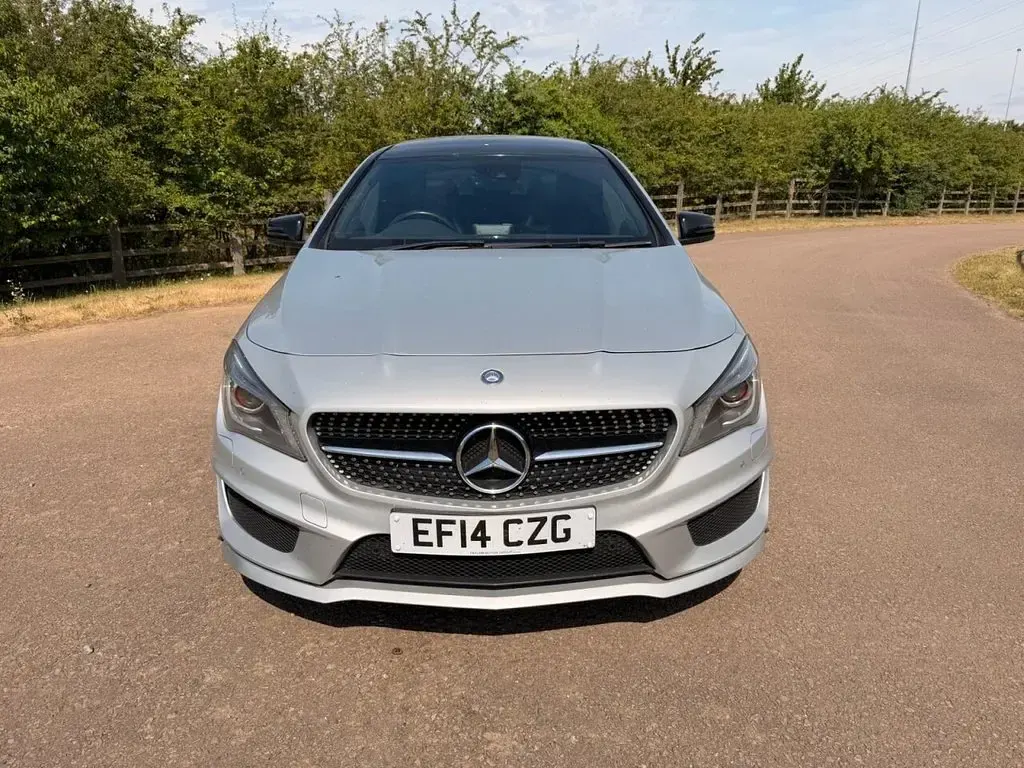 Used Mercedes CLA220 AMG 170 HP (125 kW) 2014 Silver Coupe