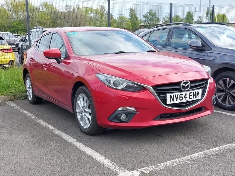 Begagnad Mazda 3 120 HK (88 kW) 2014 Röd Sedan