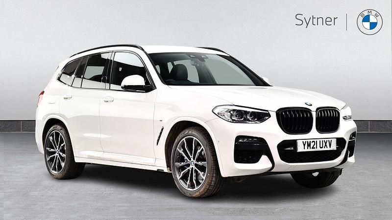 Used BMW X3 M Sport 187 HP (137 kW) 2021 White SUV