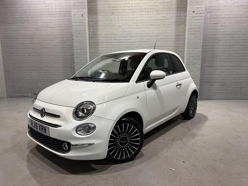 Used Fiat 500 Lounge 69 HP (50 kW) 2018 White Hatchback